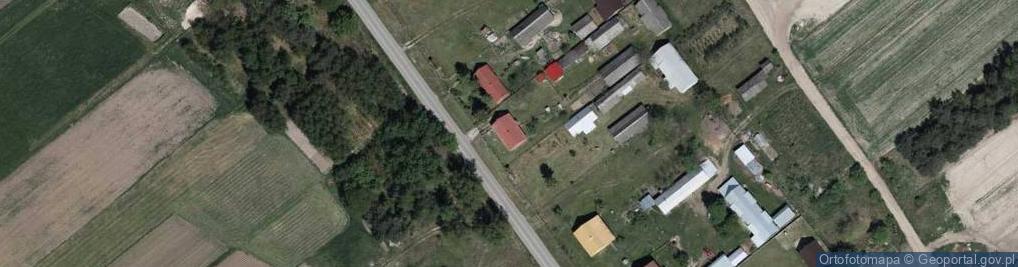 Zdjęcie satelitarne Łazów ul.