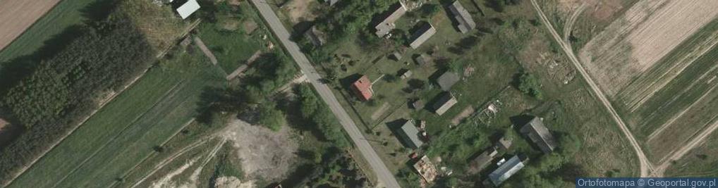 Zdjęcie satelitarne Łazów ul.
