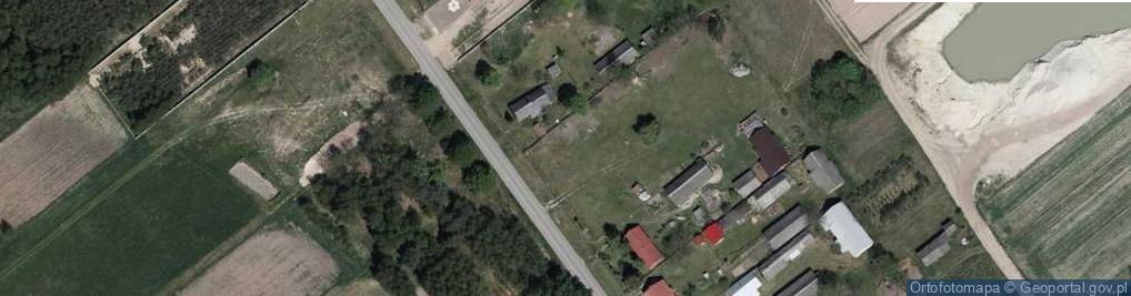 Zdjęcie satelitarne Łazów ul.