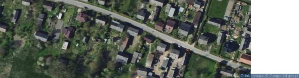 Zdjęcie satelitarne Łazów ul.