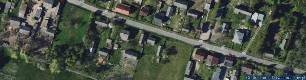Zdjęcie satelitarne Łazów ul.
