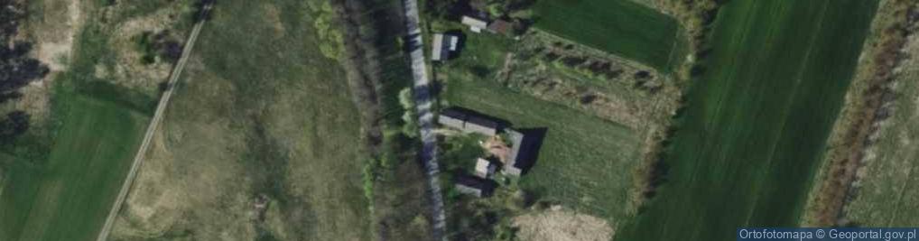 Zdjęcie satelitarne Łazów ul.