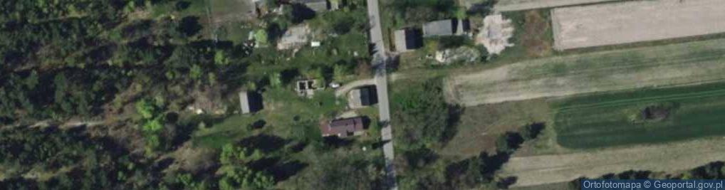 Zdjęcie satelitarne Łazy-Dąbrowa ul.