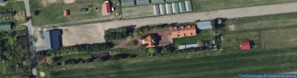 Zdjęcie satelitarne Łazy-Dąbrowa ul.