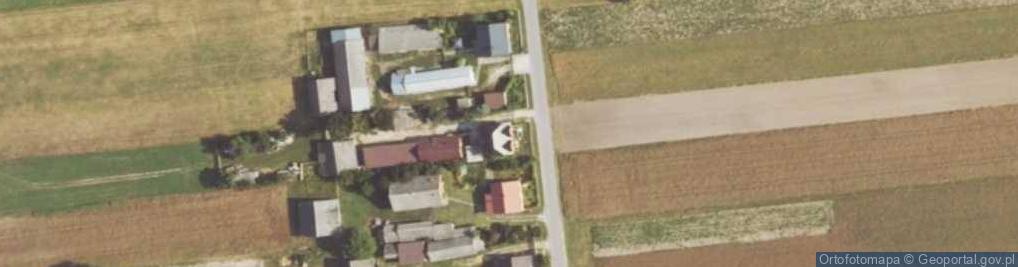 Zdjęcie satelitarne Łazy-Dąbrowa ul.