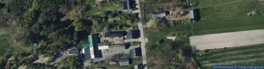 Zdjęcie satelitarne Łazy-Dąbrowa ul.