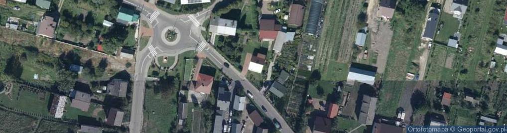 Zdjęcie satelitarne Łazy ul.