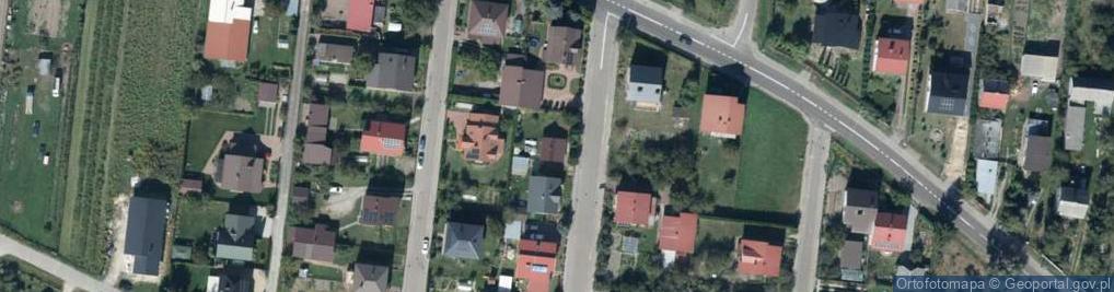 Zdjęcie satelitarne Łazy ul.