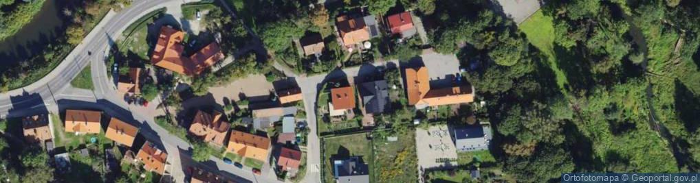 Zdjęcie satelitarne Łazienna ul.
