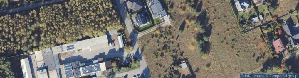 Zdjęcie satelitarne Łabędzia ul.