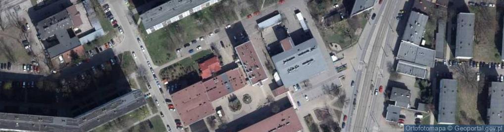 Zdjęcie satelitarne Łagiewnicka ul.