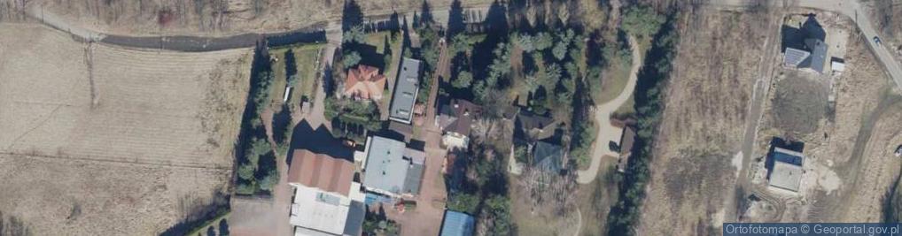 Zdjęcie satelitarne Łabędzia ul.
