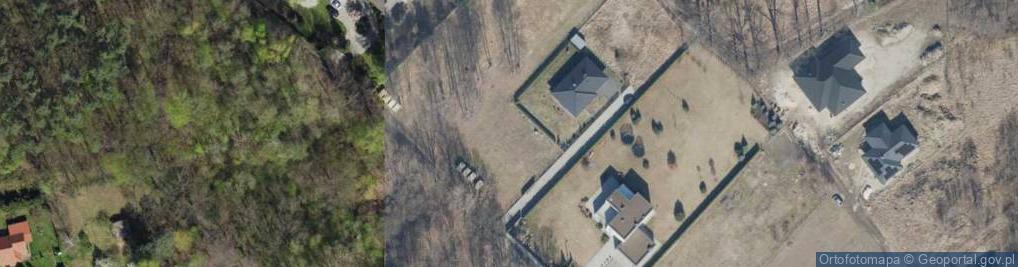 Zdjęcie satelitarne Łabędzia ul.