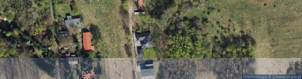 Zdjęcie satelitarne Łabędzia ul.