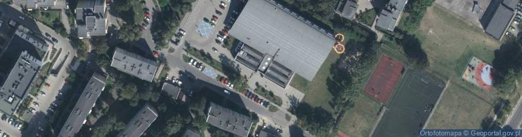 Zdjęcie satelitarne Łabędzia ul.