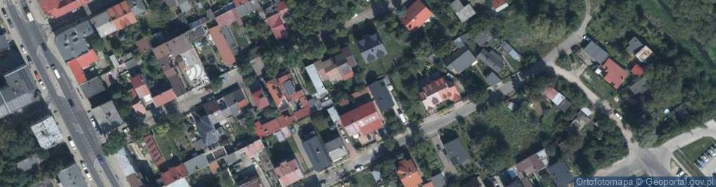 Zdjęcie satelitarne Łazienkowska ul.