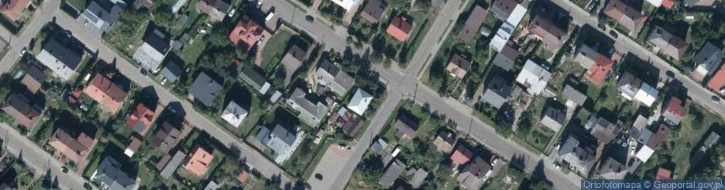Zdjęcie satelitarne Ławecka ul.