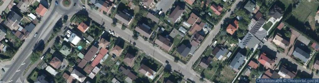 Zdjęcie satelitarne Ławecka ul.