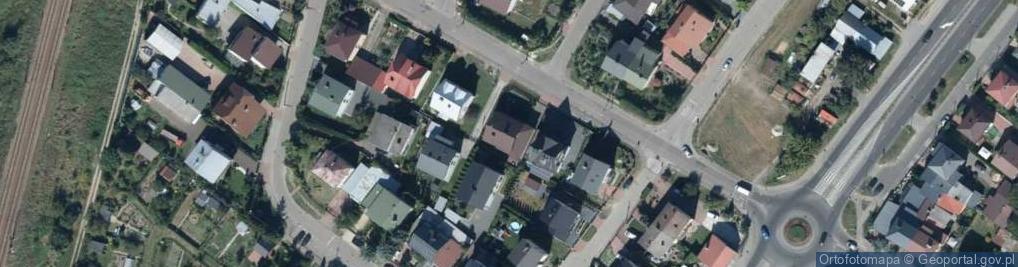 Zdjęcie satelitarne Ławecka ul.