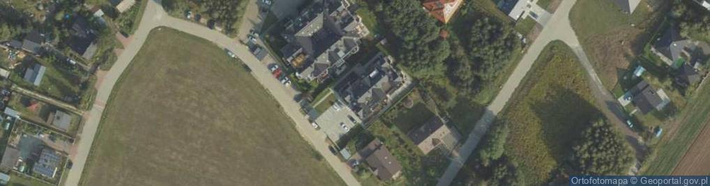 Zdjęcie satelitarne Łabędzia ul.