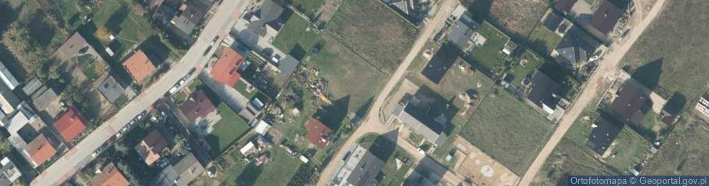 Zdjęcie satelitarne Łabędzia ul.