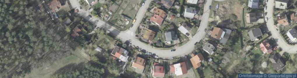Zdjęcie satelitarne Łabędzia ul.