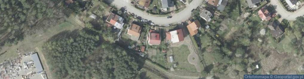 Zdjęcie satelitarne Łabędzia ul.