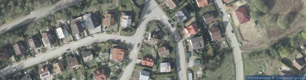 Zdjęcie satelitarne Łabędzia ul.