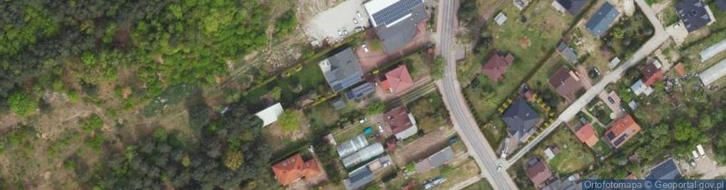 Zdjęcie satelitarne Lazurowa ul.