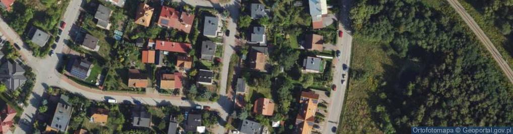 Zdjęcie satelitarne Łabędzia ul.