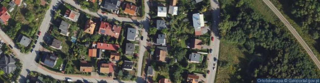 Zdjęcie satelitarne Łabędzia ul.
