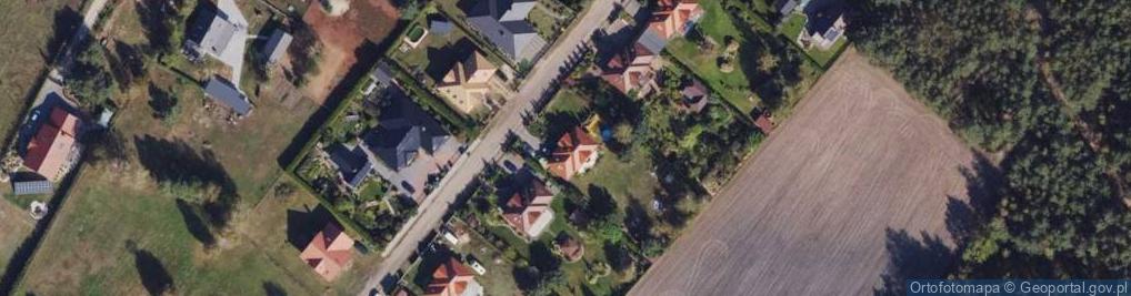 Zdjęcie satelitarne Łabędzia ul.