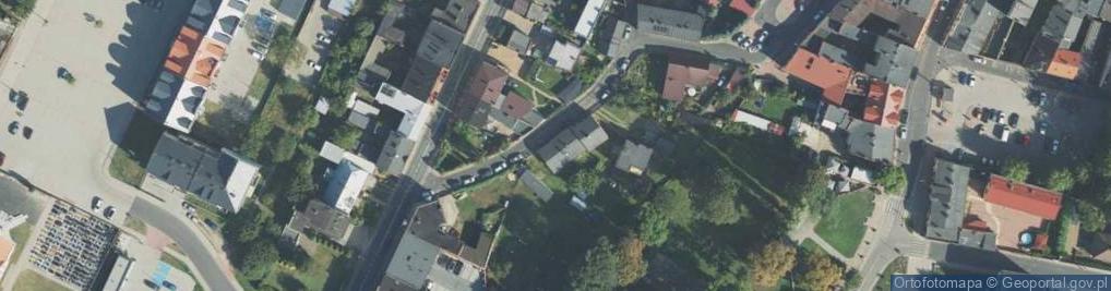 Zdjęcie satelitarne Łaziebna ul.