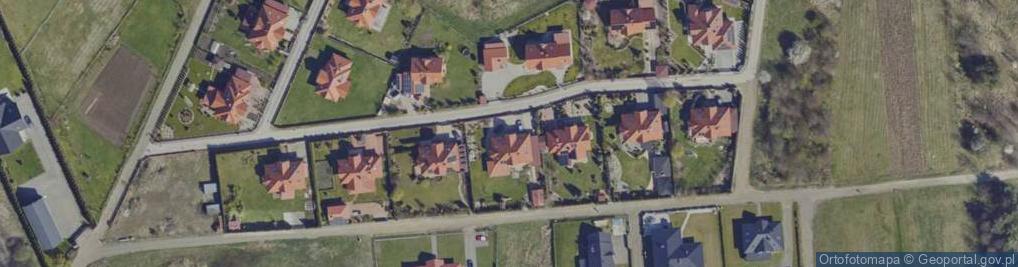 Zdjęcie satelitarne Lawendowa ul.