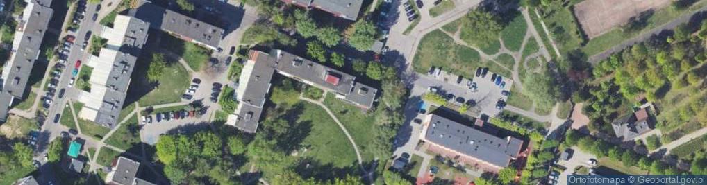 Zdjęcie satelitarne Łączniczek ul.