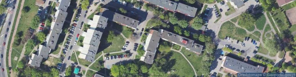 Zdjęcie satelitarne Łączniczek ul.