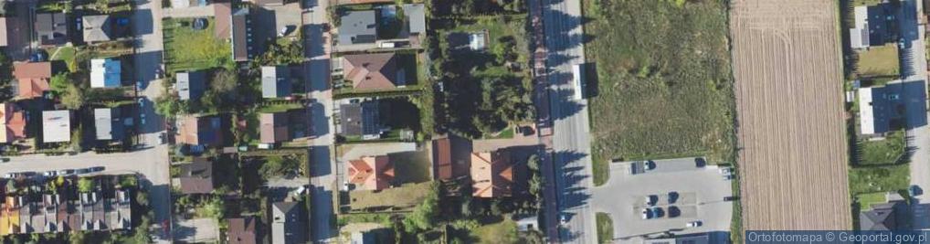 Zdjęcie satelitarne Lawendowa ul.