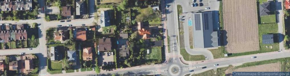 Zdjęcie satelitarne Lawendowa ul.