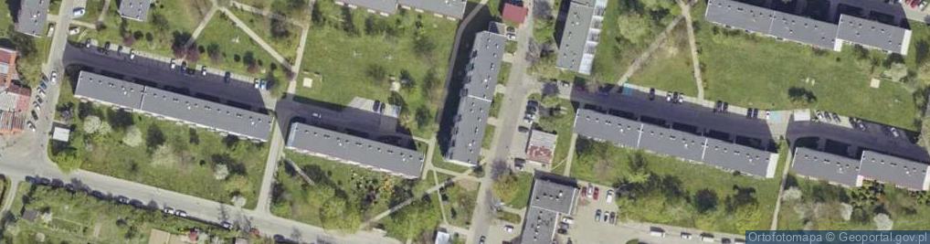 Zdjęcie satelitarne Łangowskiego ul.
