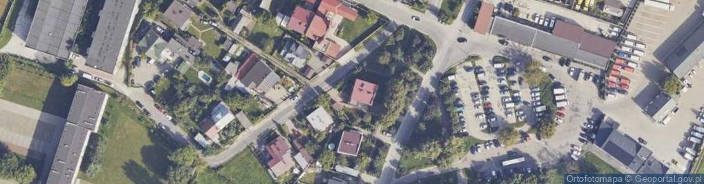 Zdjęcie satelitarne Łamana ul.