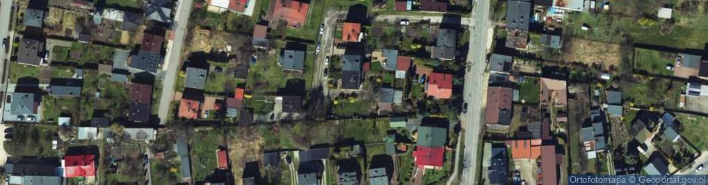 Zdjęcie satelitarne Łabędzia ul.