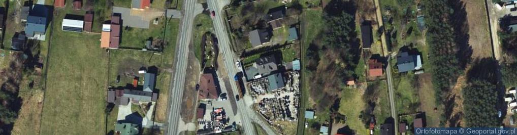 Zdjęcie satelitarne Ładna ul.