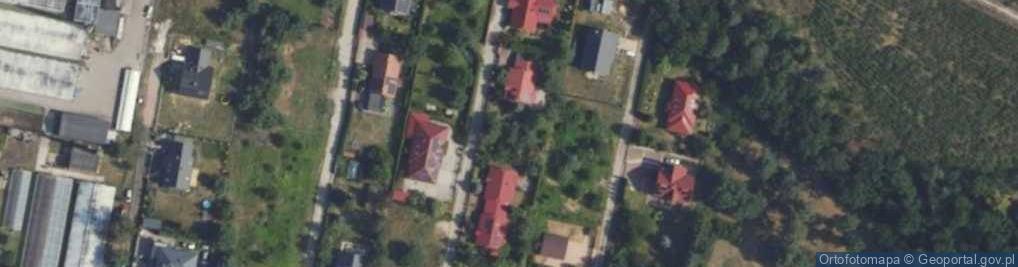Zdjęcie satelitarne Lawendowa ul.