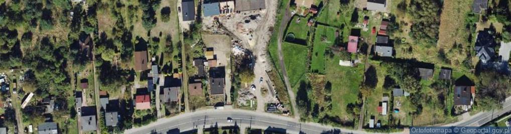 Zdjęcie satelitarne Lawendowa ul.