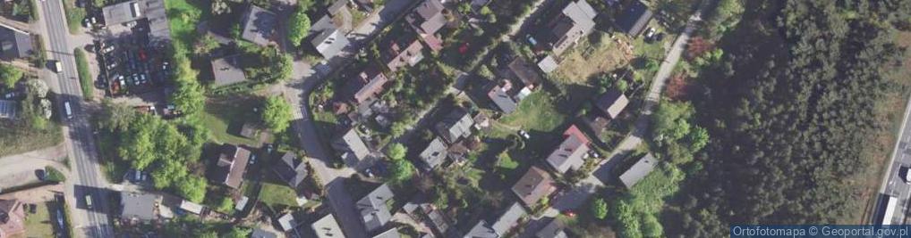 Zdjęcie satelitarne Łabędzia ul.