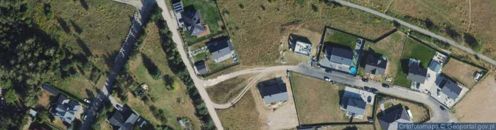 Zdjęcie satelitarne Łabędzia ul.