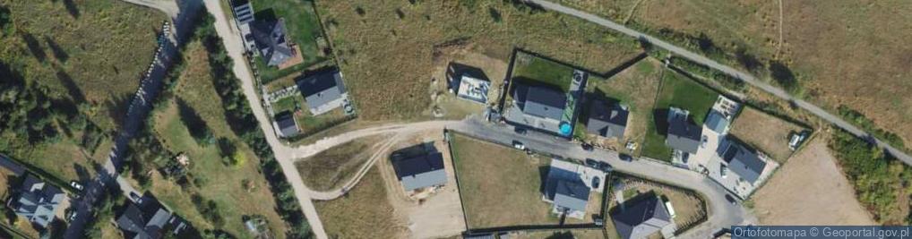 Zdjęcie satelitarne Łabędzia ul.