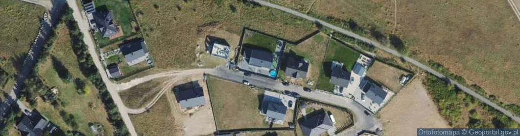 Zdjęcie satelitarne Łabędzia ul.