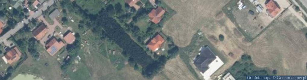 Zdjęcie satelitarne Łabędzia ul.