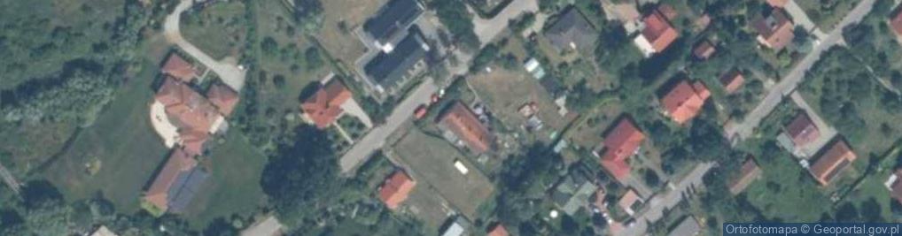 Zdjęcie satelitarne Łabędzia ul.